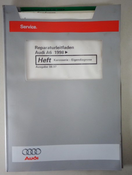 Werkstatthandbuch Audi A6 C5 Karosserie - Eigendiagnose ab Baujahr 1998