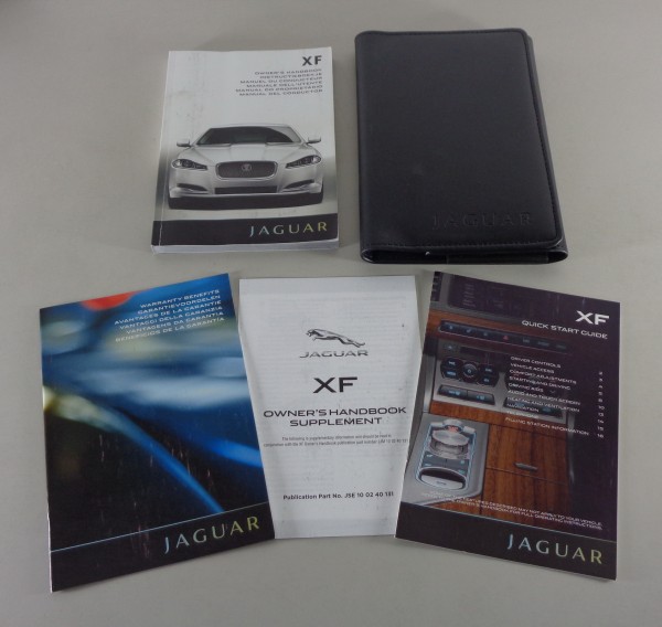 Owner's manual + wallet Jaguar XF Typ X250 von 2012