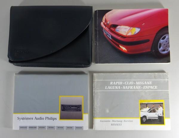 Bordmappe + Betriebsanleitung Renault Megane 1. Generation von 07/1996