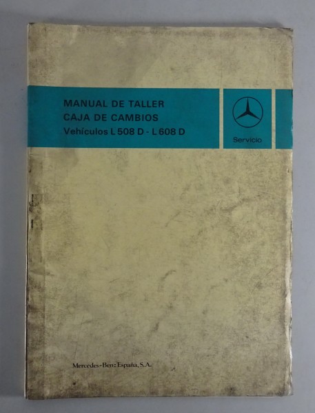 Manual de taller Caja de cambios Mercedes-Benz T2 L 508 / 608D desde 05/1984