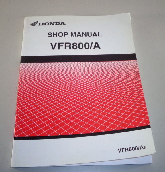 Workshop manual supplement Honda CFR 800 / A from 2005