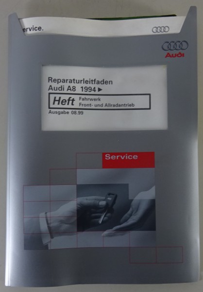 Werkstatthandbuch Audi A8 D2 Fahrwerk Front- / Allradantrieb ( Quattro ) ab 1994