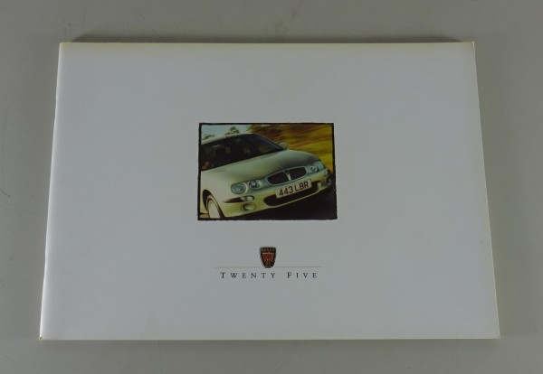 Prospekt Rover 25 / Twenty Five + Ausstattungslinien-Prospekt Stand 01/2000