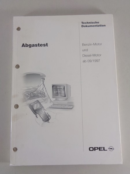 Technische Information Abgastest Opel Benzin- und Dieselmotoren ab 09/1997