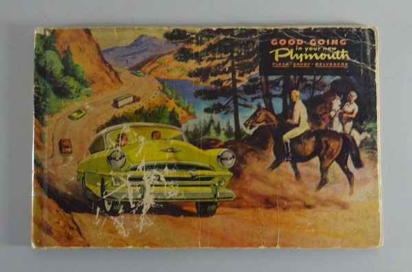 Betriebsanleitung/Handbuch Plymouth Plaza, Savoy + Belvedere von 1953