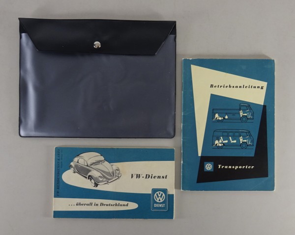 Bordmappe + Betriebsanleitung VW Bus / Transporter / Samba T1 Stand 03/1955
