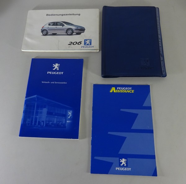 Bordmappe + Betriebsanleitung / Handbuch Peugeot 206 Stand 03/1999