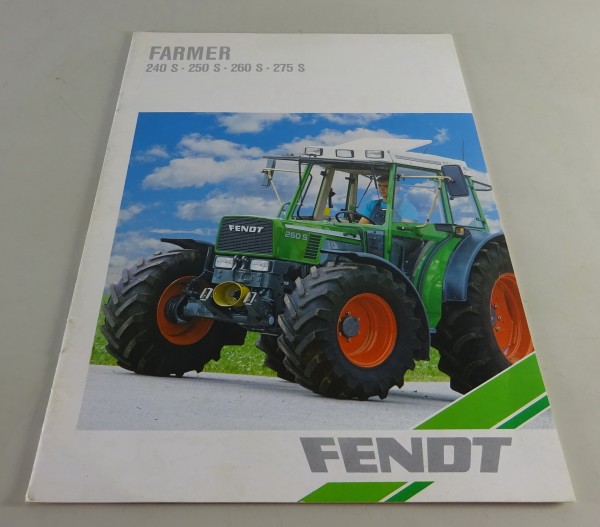 Prospekt / Broschüre Fendt Farmer 240 S / 250 S / 260 S / 275 S Stand 10/1991