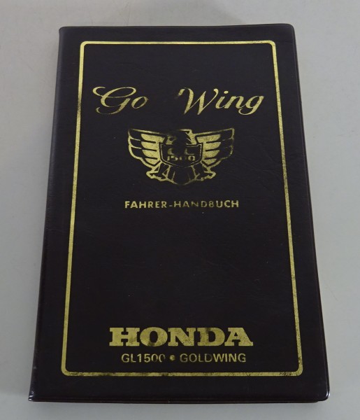 Betriebsanleitung / Fahrer-Handbuch Honda GL 1500 Goldwing Stand 1987