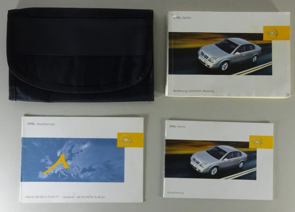 Bordmappe mit Betriebsanleitung / Handbuch Opel Vectra C Stand 1/2005