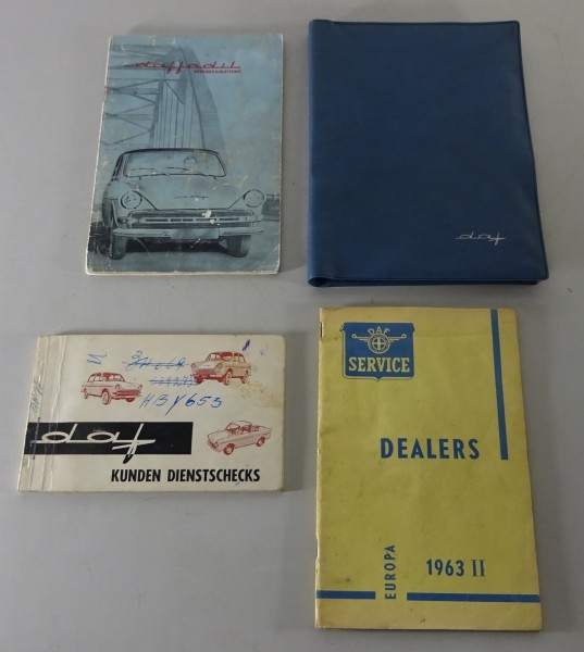 Bordmappe mit Betriebsanleitung DAF 30 Daffodil Variomatic Baujahr 1962 - 1963