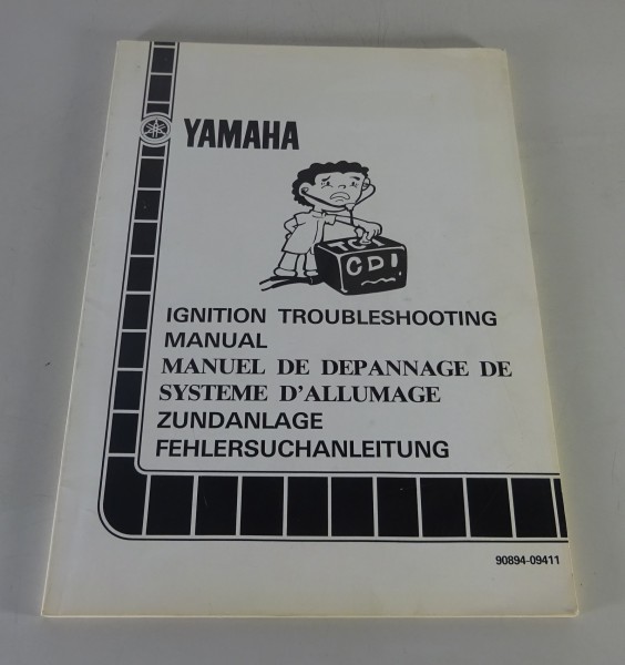 Werkstatthandbuch Yamaha Zündanlage / Zündung bei Motorrädern von 01/1985