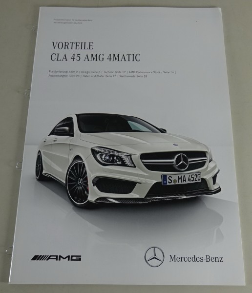Produktinfo / Vorteile Mercedes-Benz CLA 45 AMG 4Matic Stand 03/2013