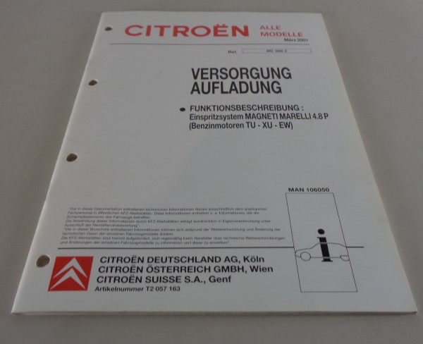 Werkstatthandbuch Citroen Saxo / Xsava / C5 / Evasion | Magneti Marelli 4.8 P