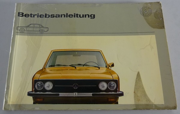 Betriebsanleitung / Handbuch VW K70 Typ 48 Stand 08/1972