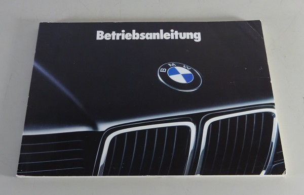 Betriebsanleitung / Handbuch BMW 7er E32 730i 740i iL 750 i iL von 08/1993