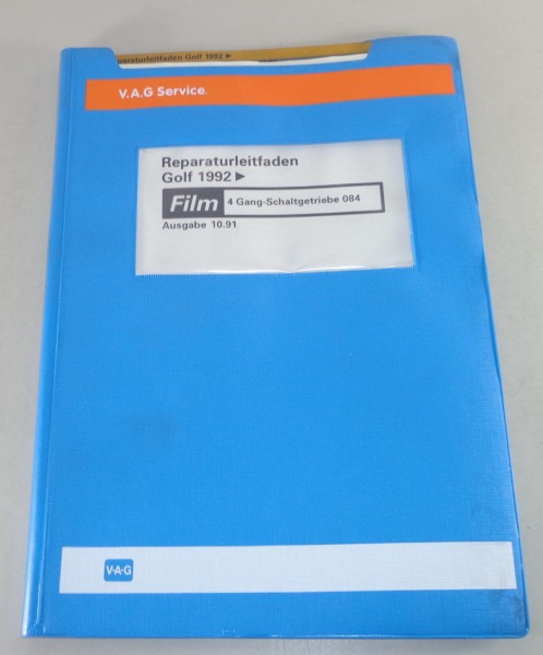 Werkstatthandbuch Microfich VW Golf III/3 4 Gang Schaltgetriebe 084 von 10/1991