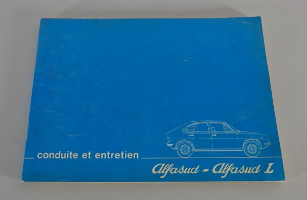 Conduite et Entretien Alfa Romeo Alfasud / L mit 1,2l à partir de l'année 1972