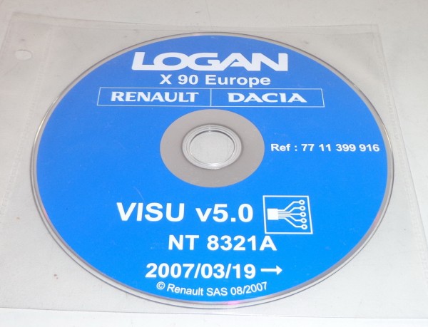 Schaltpläne auf CD Dacia Logan - X 90 Stand 03/2007