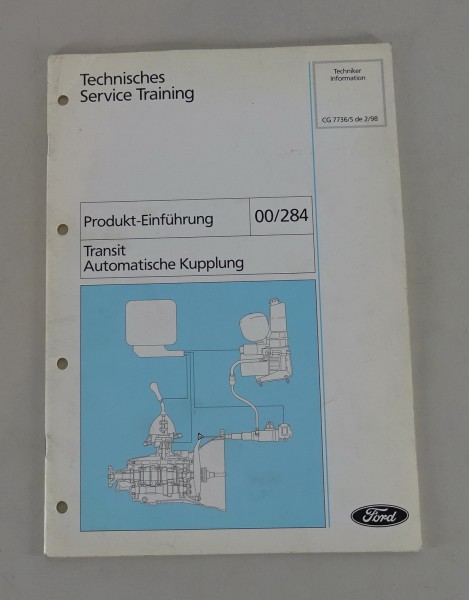 Service Training Techniker Information Ford Transit Automatiche Kupplung 02/1998