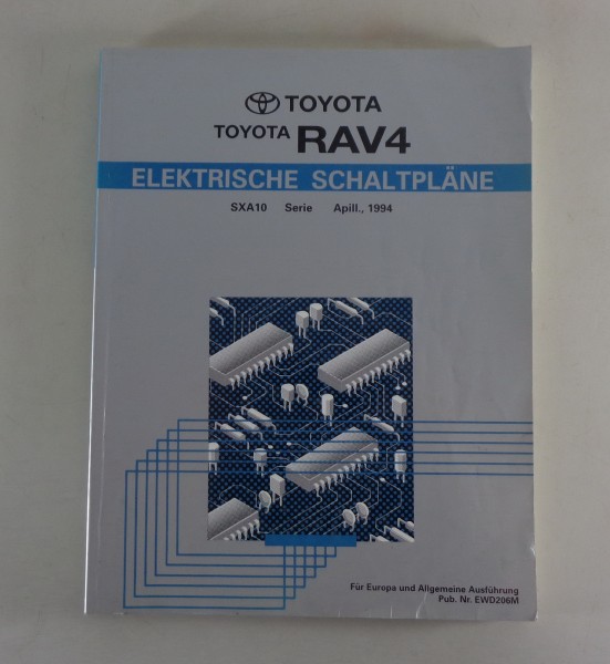 Werkstatthandbuch / Elektrik Schaltpläne Toyota RAV4 Serie SXA10 Stand 04/1994