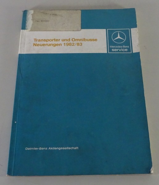 Werkstatthandbuch Mercedes Benz Transporter 207 307 407 209 309 409 210 310 410