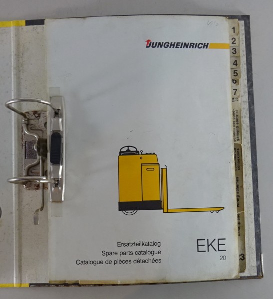 Teilekatalog Jungheinrich Elektro-Hubwagen / Gabelstapler EKE 20 - 30