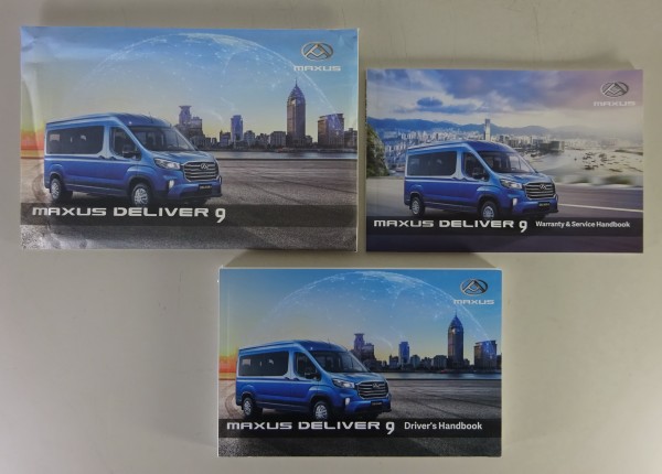 Wallet + Owner´s Manual / Handbook Maxus Deliver 9 from 04/2023