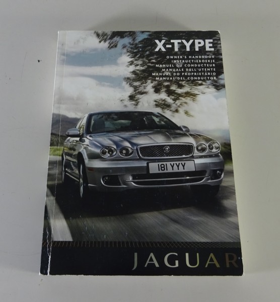 Owner's Manual / Handbook Jaguar X-Type from 2007 | English