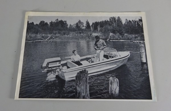 Prospektblatt Ernst Himmelein Motor-Sportboot LIDO Stand ca. 60er Jahre