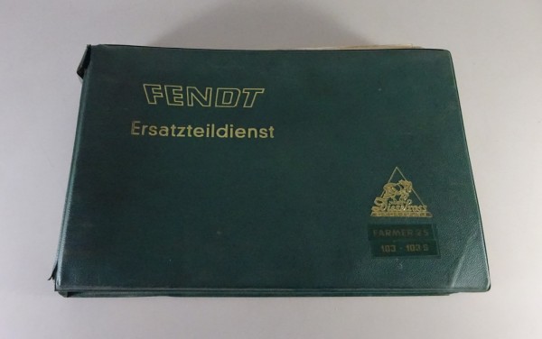 Teilekatalog Fendt Farmer 2S / 103 / 103S inkl. Allrad Stand 10/1975