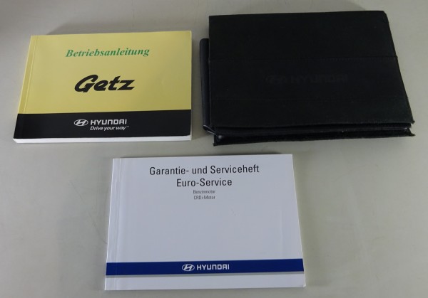 Bordmappe + Betriebsanleitung Hyundai Getz Benziner + CRDi Stand 10/2008