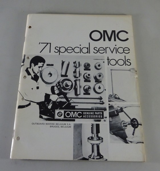 Spezialwerkzeug Katalog OMC Bootsmotoren Servicewerkzeuge Modelljahr 1971
