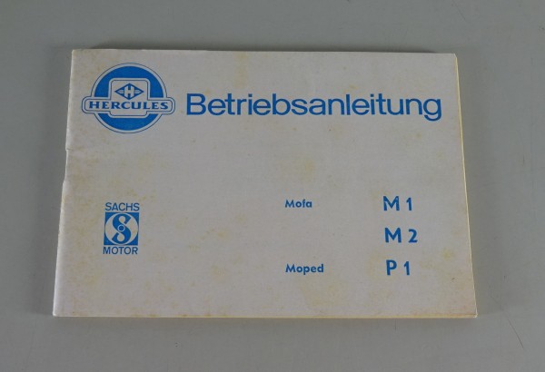 Betriebsanleitung / Handbuch Hercules Mofa M1 / M2 / M3 Moped P1