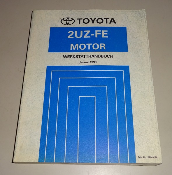 Werkstatthandbuch Toyota Motor 2UZ-FE für Toyota Land Cruiser V8 UZJ 100 01/1998