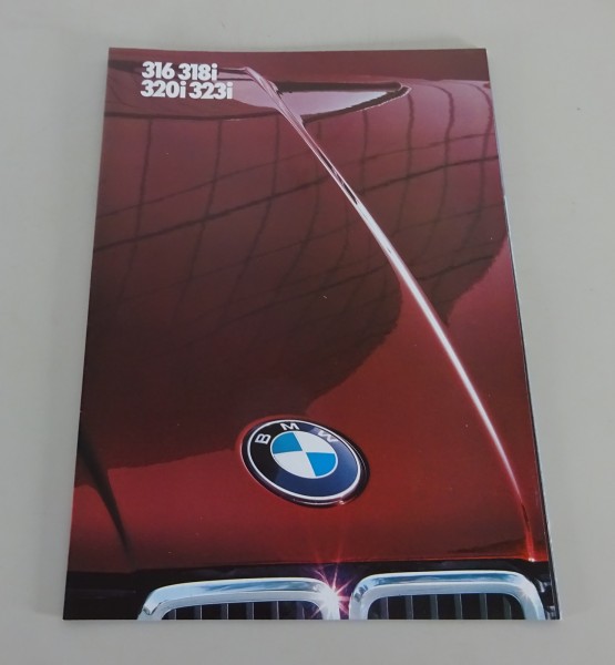 Prospekt / Broschüre BMW 3er E30 316 / 318i / 320i / 323i Stand 02/1984