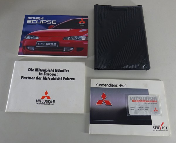 Bordmappe mit Betriebsanleitung / Handbuch Mitsubishi Eclipse D30 von 1995