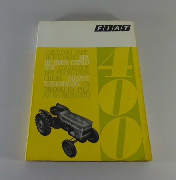 Teilekatalog / Ersatzteilliste Fiat Trattori 400 Stand 08/1969
