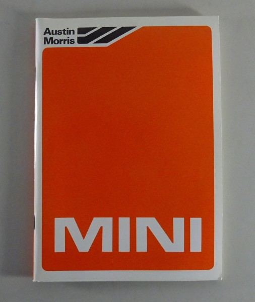 Betriebsanleitung Austin Rover Mini 1000 von 10/1980 DEUTSCH