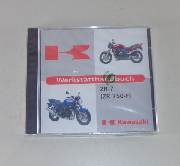 Werkstatthandbuch auf CD / Workshop Manual on CD Kawasaki ZR-7 / ZR 750-F