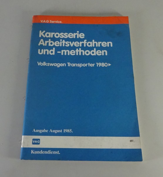 Werkstatthandbuch / Reparaturleitfaden VW Bus T3 Karosserie-Arbeiten von 08/1985