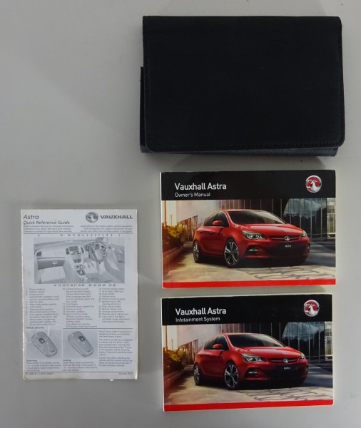 Owner's Manual + Wallet Opel / Vauxhall Astra J from 01/2013