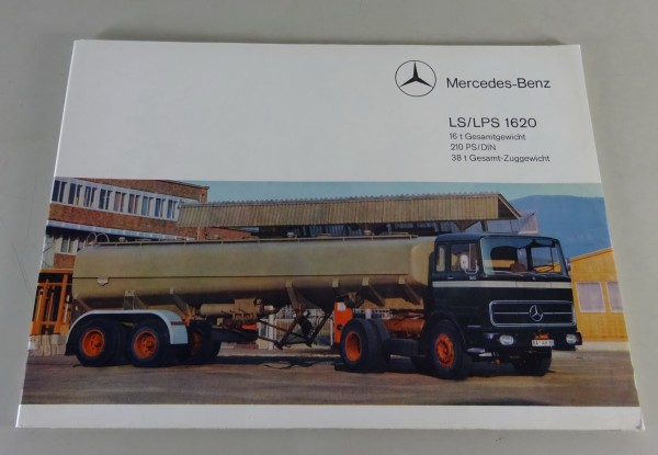 Prospekt / Broschüre Mercedes-Benz LS/LPS 1620 Sattelzugmaschinen Stand 06/1965