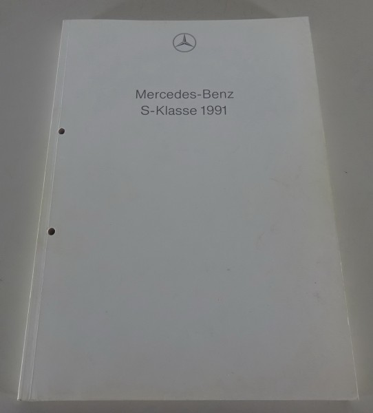 Presseinformation / Vorstellung Mercedes-Benz S-Klasse W140 Stand 1991