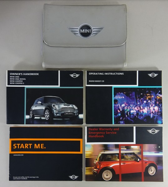 Owner's Manual + Wallet Mini One / D / Cooper + S Typ R50 / R53 from 08/2003