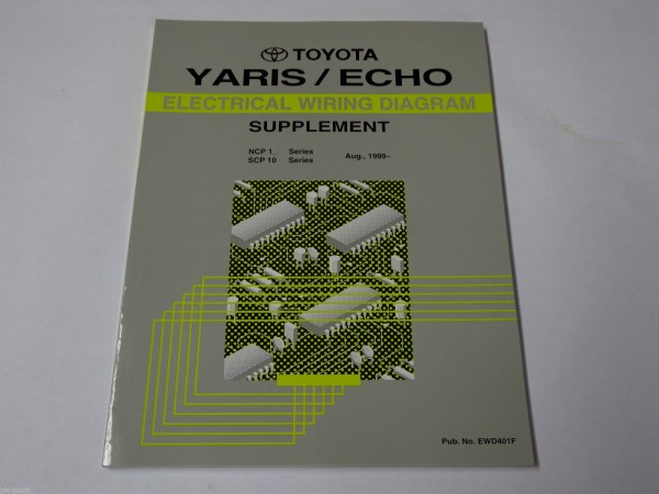 Werkstatthandbuch Elektrik Electrical Wiring Diagram Toyota Yaris / Echo, 1999