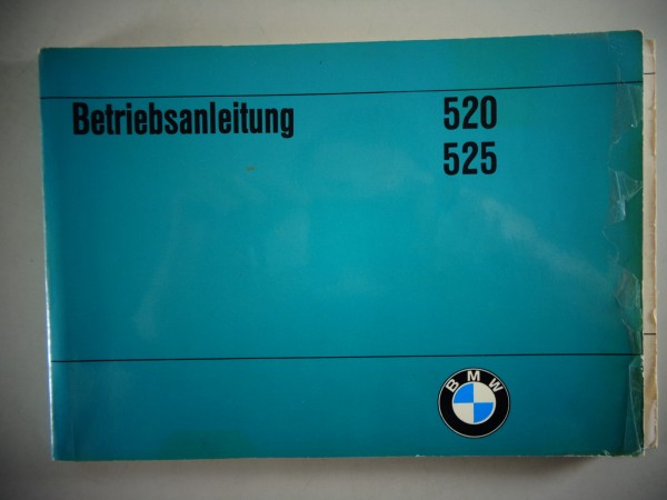 Betriebsanleitung BMW 5er E12 518 / 520 / 525 Stand 03/1974