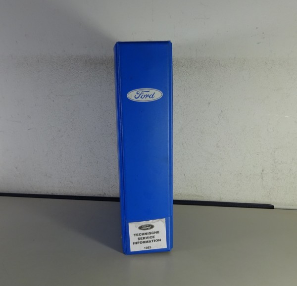 Technische Service Informationen Ford Fiesta, Escort, Sierra, Scorpio 1983-1987