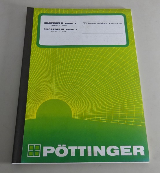 Werkstatthandbuch Pöttinger Ladewagen Siloprofi II / III Stand ca. 1993