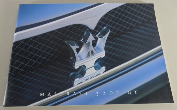 Prospekt / Broschüre Maserati 3200 GT 3,2 Liter V8 auf Deutsch Stand 05/1999